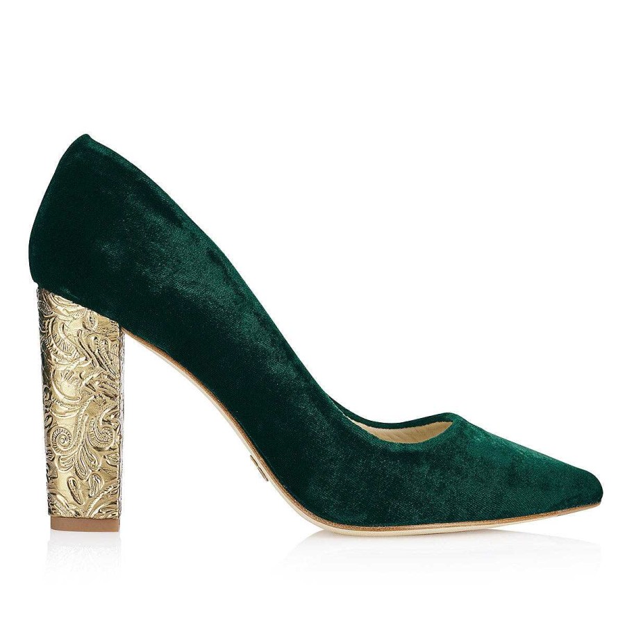 Todos Los Zapatos Just-ENE | Green Damasco (8,5 Cm)