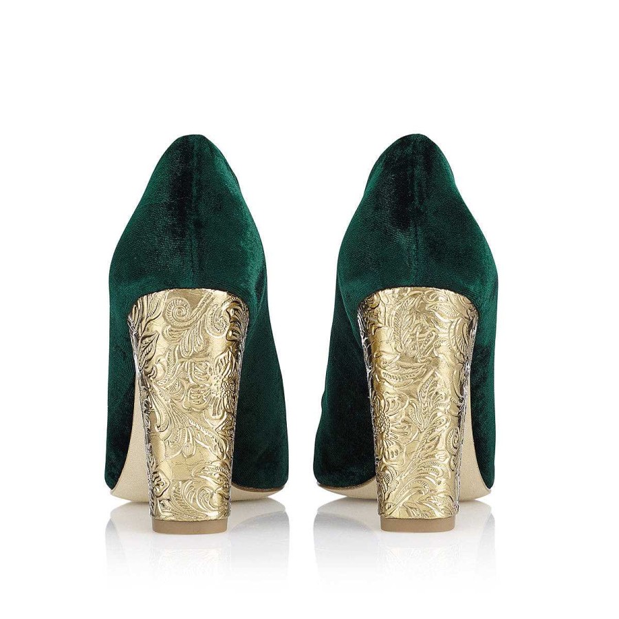 Todos Los Zapatos Just-ENE | Green Damasco (8,5 Cm)