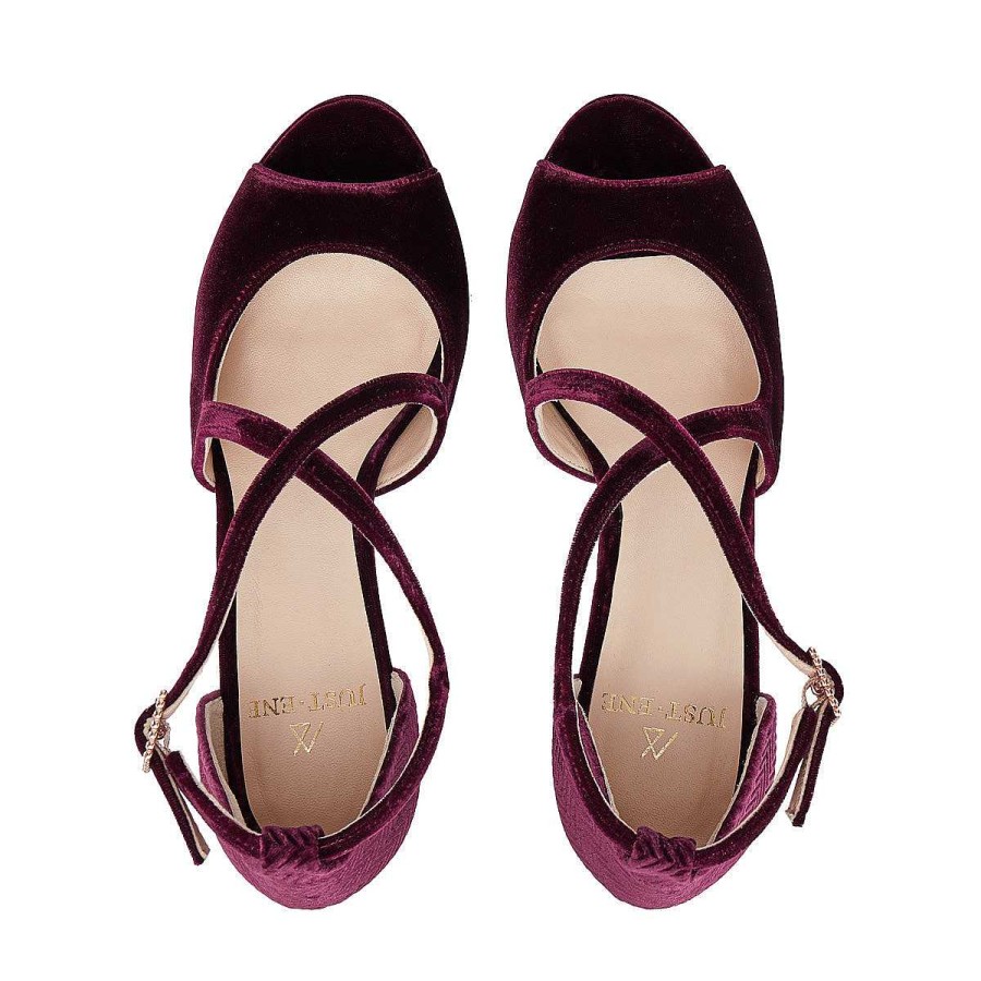 Todos Los Zapatos Just-ENE | Ruby Red (8,5 Cm)