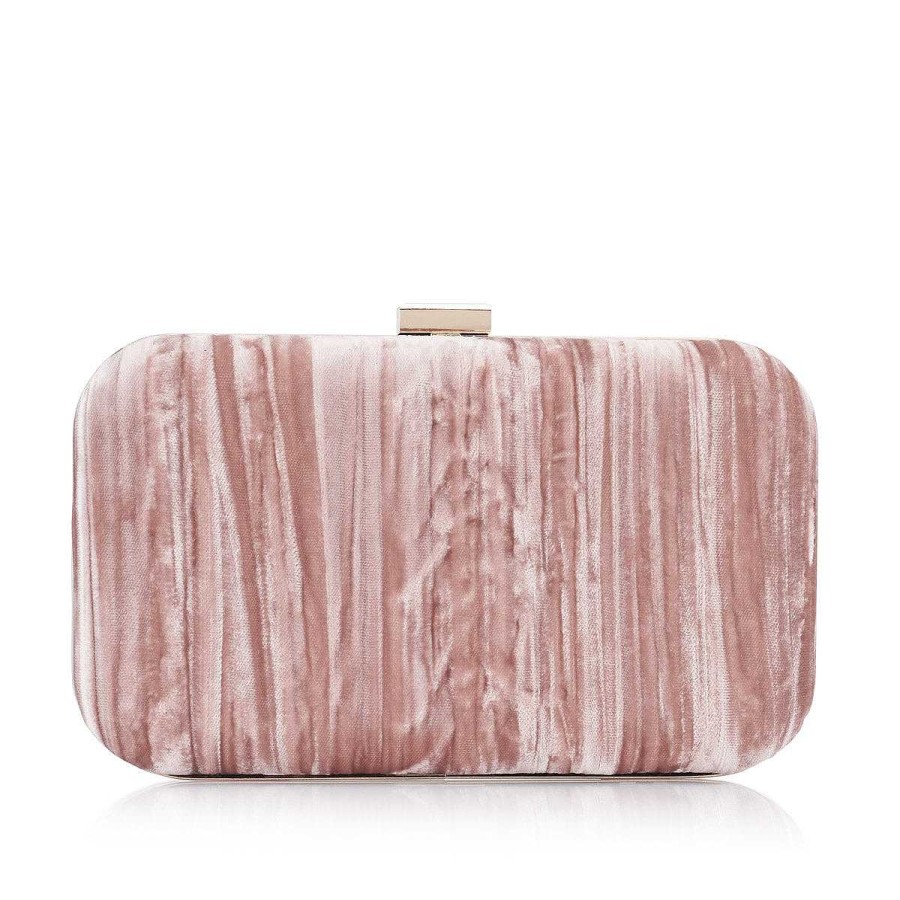 Coleccion Novias E Invitadas Just-ENE | Bolso Tipo Clutch Rosa Nude